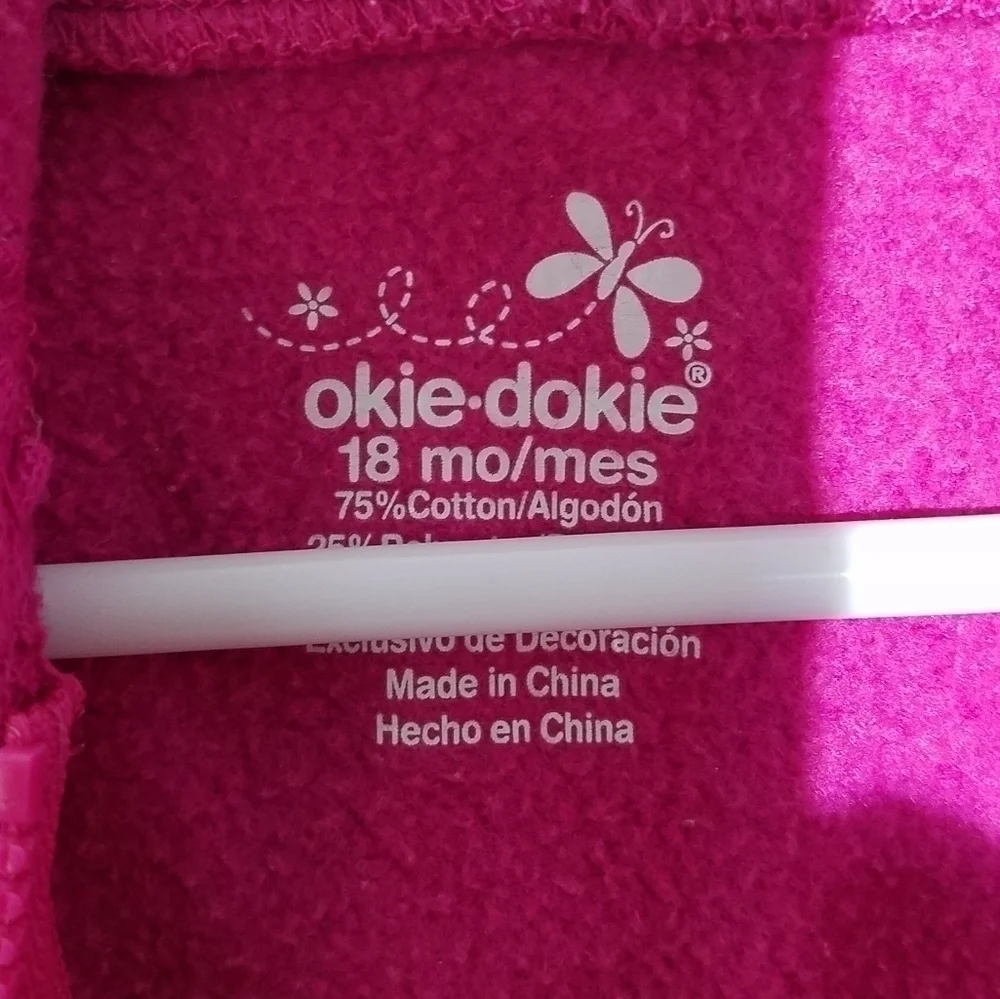 Okie Dokie Love Hoodie 18m